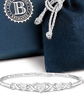 Bradford Exchange Love Always Bangle Bracelet